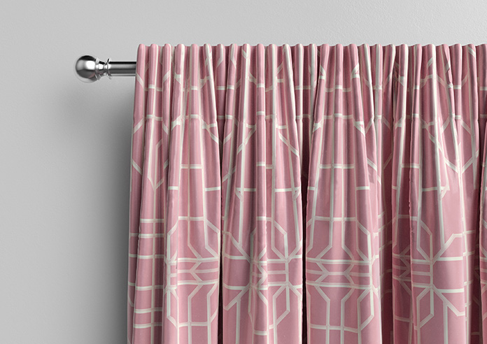 Bamboo Brights, Pink - Made To Measure Curtains - Image 10